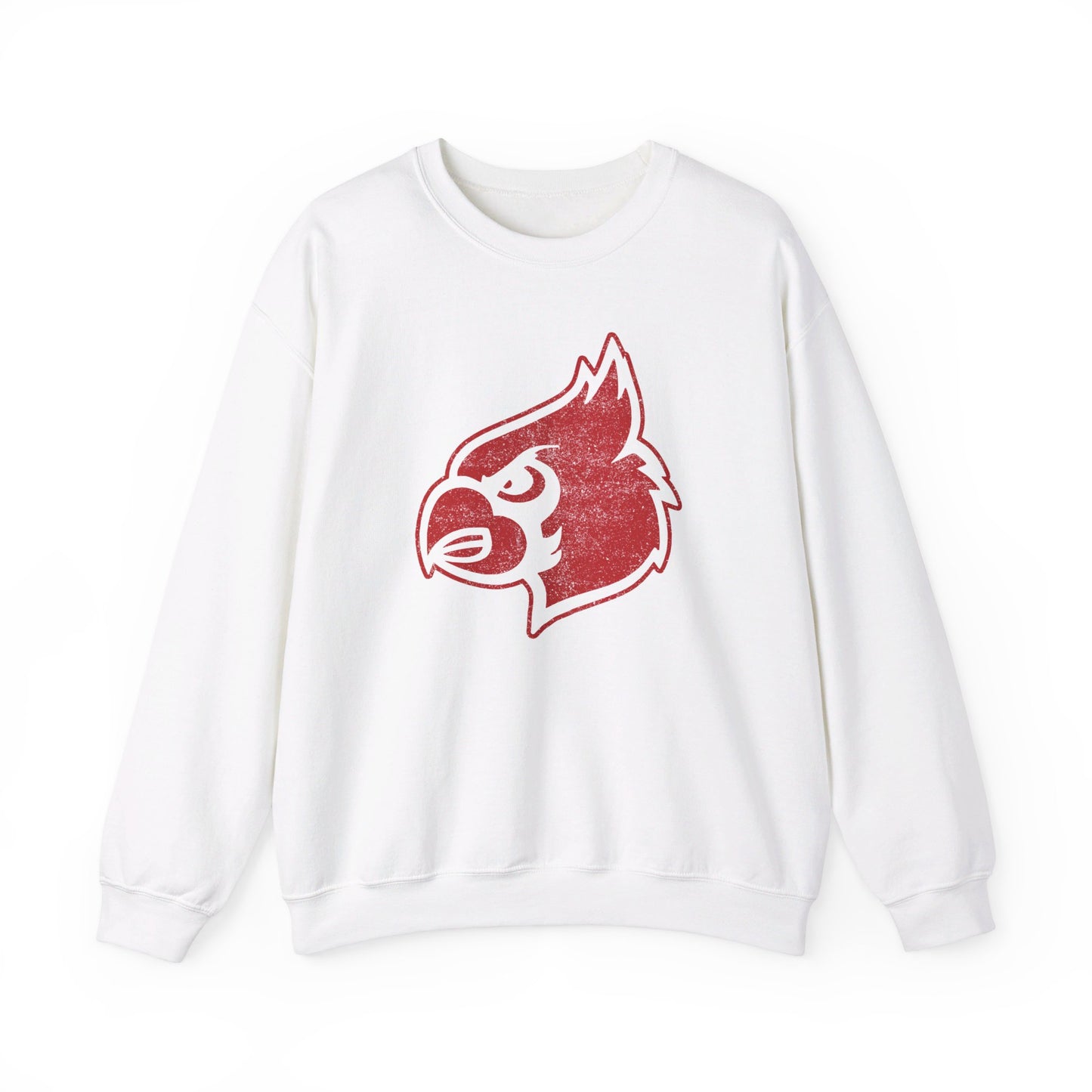 Distressed Cardinal - Unisex Heavy Blend™ Crewneck Sweatshirt