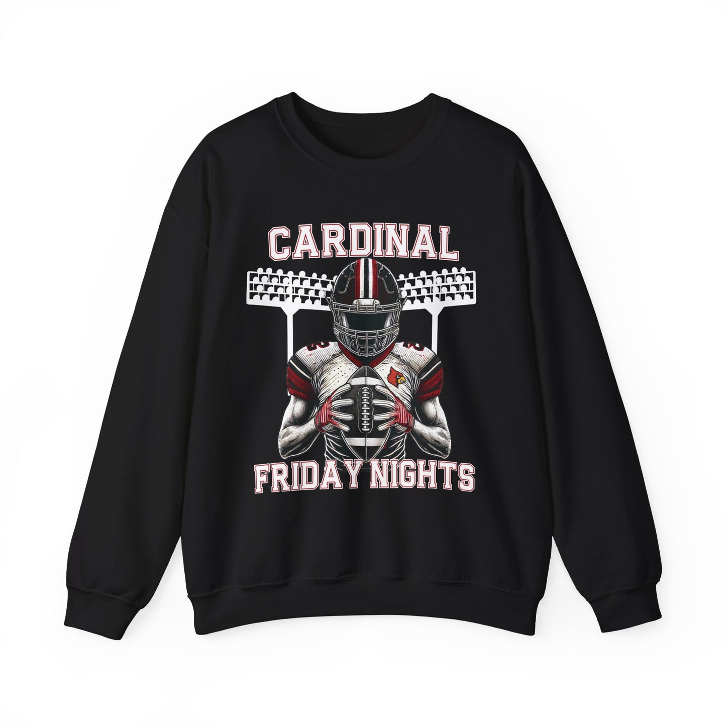 Cardinal Friday Nights Football - Unisex Heavy Blend™ Crewneck Sweatshirt