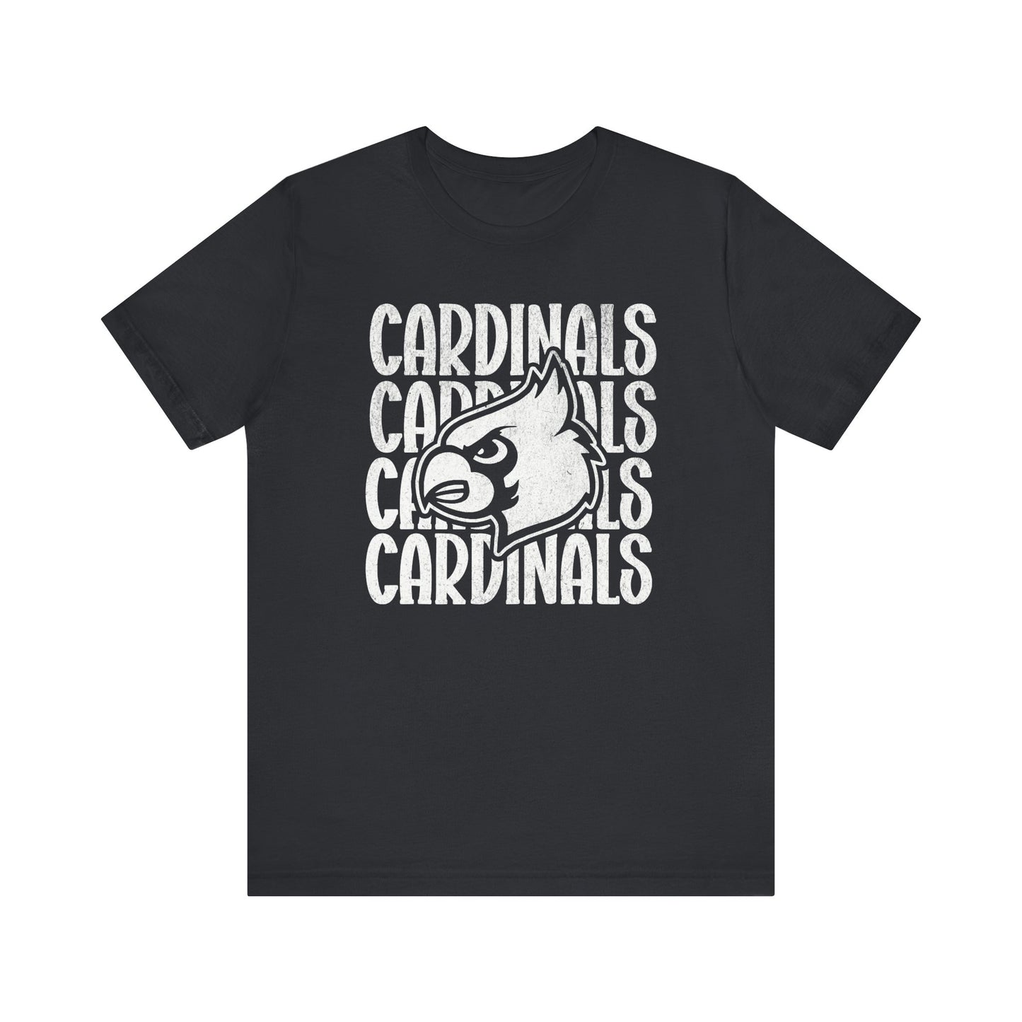 Vintage Cardinal 4 - Bella + Canvas Short Sleeve Tee