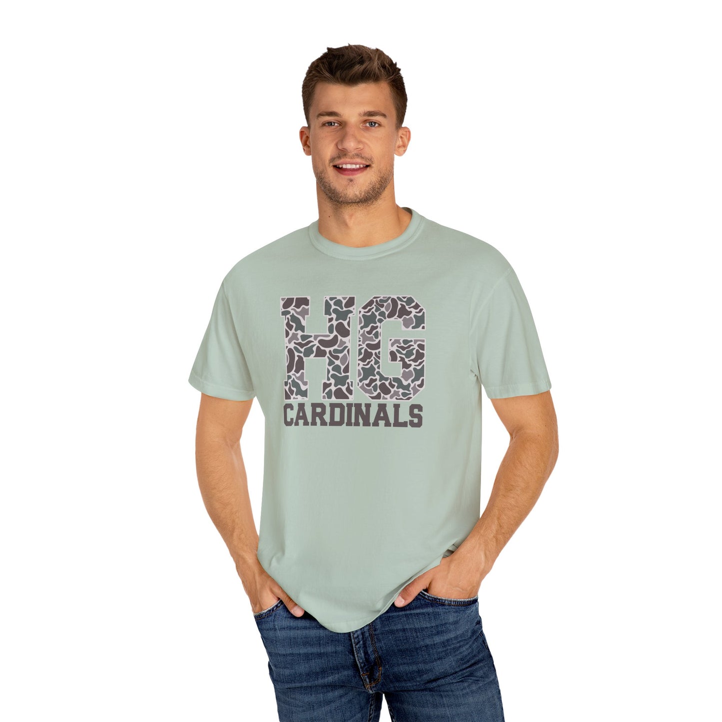 Old School Camo HG Cardinals - Comfort Colors T Shirt