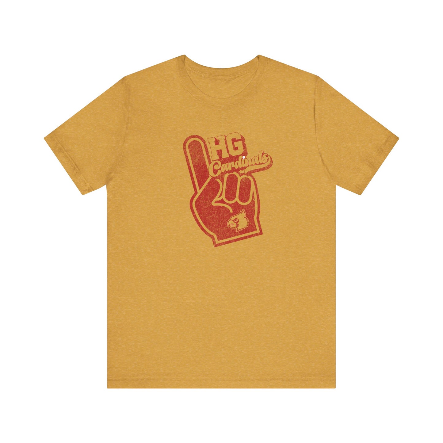 Vintage Foam Finger HG Cardinals - Bella + Canvas Short Sleeve Tee