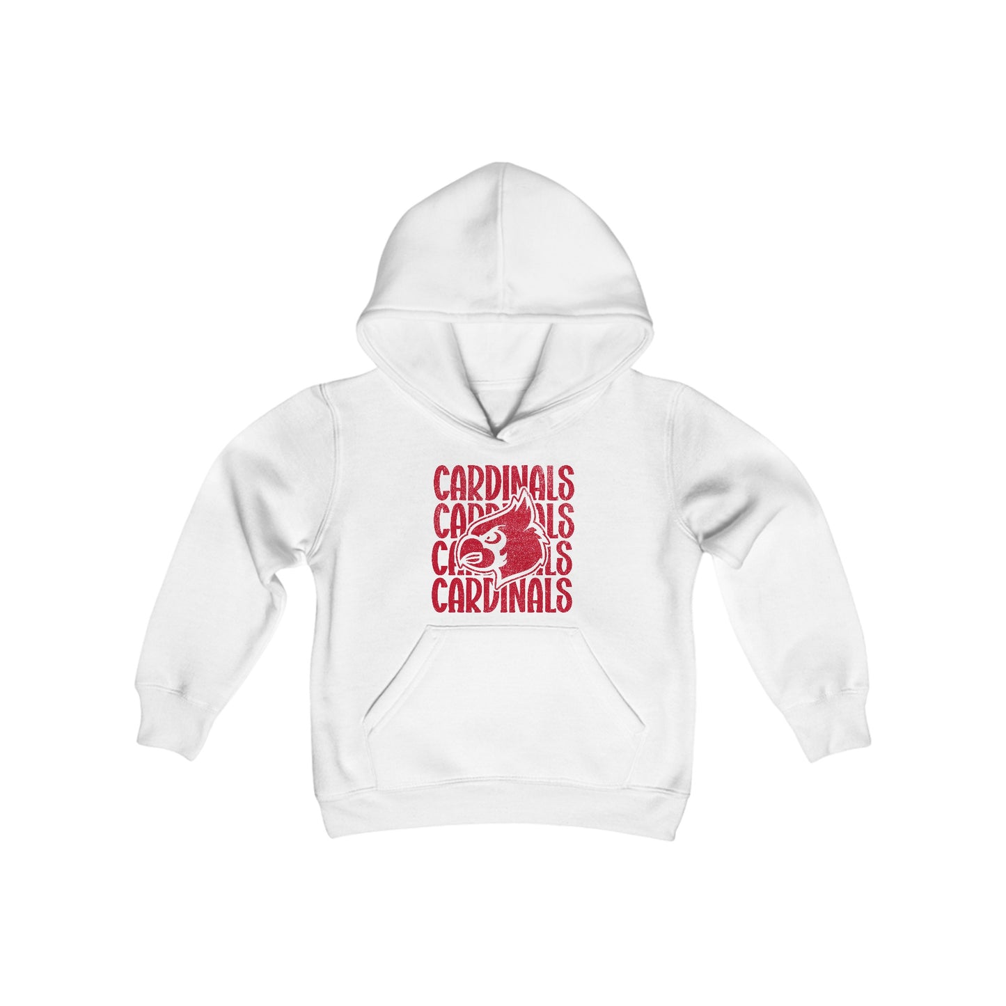 Vintage Cardinals 4 - Youth Heavy Blend Hooded Sweatshirt