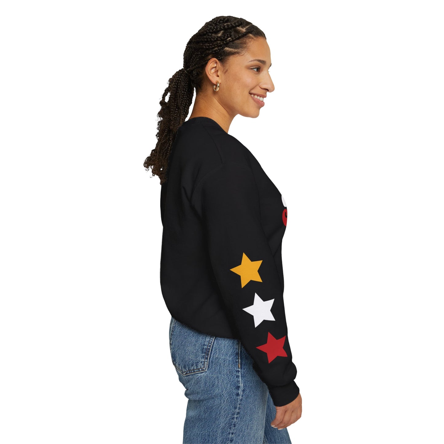 Harmony Grove Cardinals Star Sleeves - Unisex Heavy Blend™ Crewneck Sweatshirt