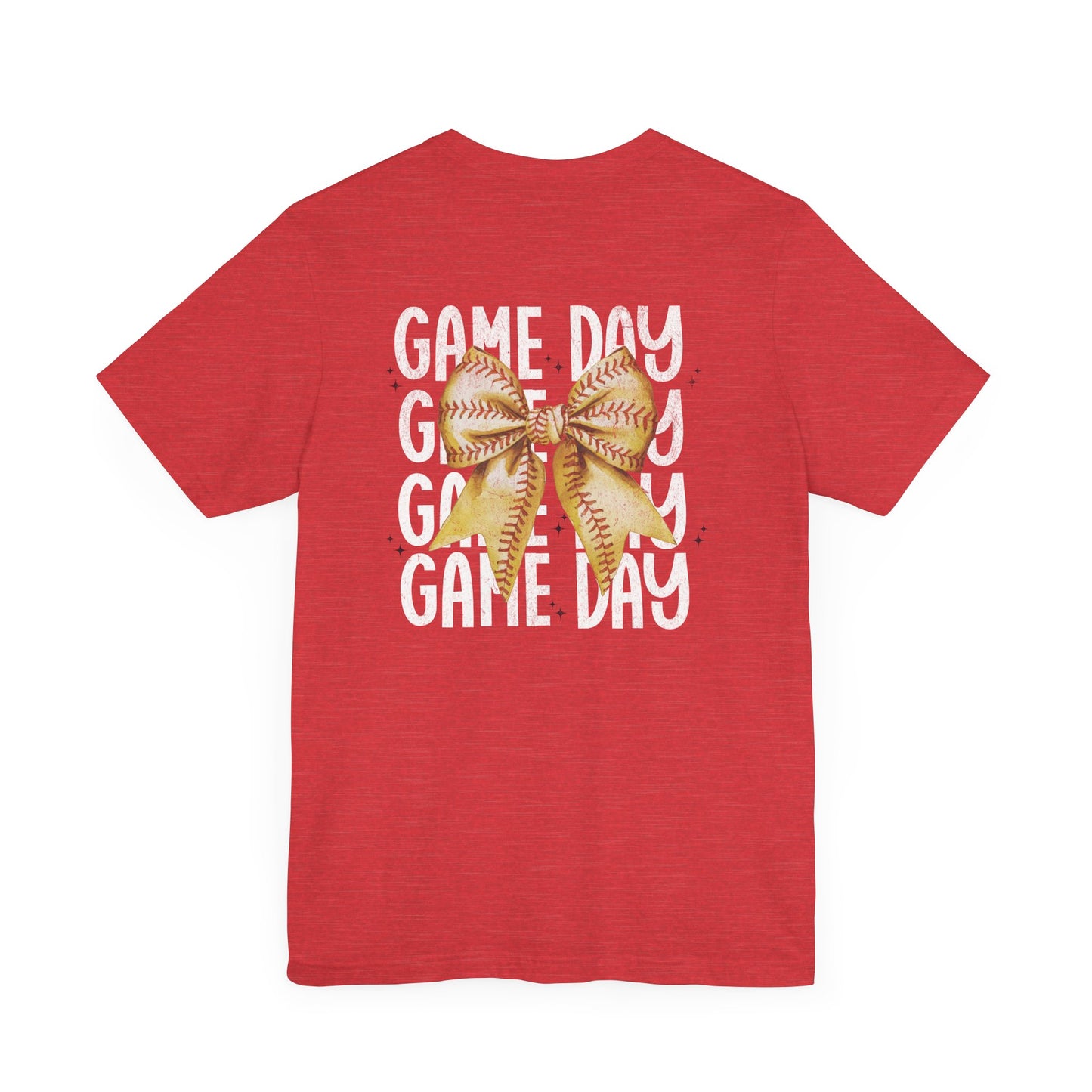 Game Day Softball Coquette - Bella + Canvas Short Sleeve Tee