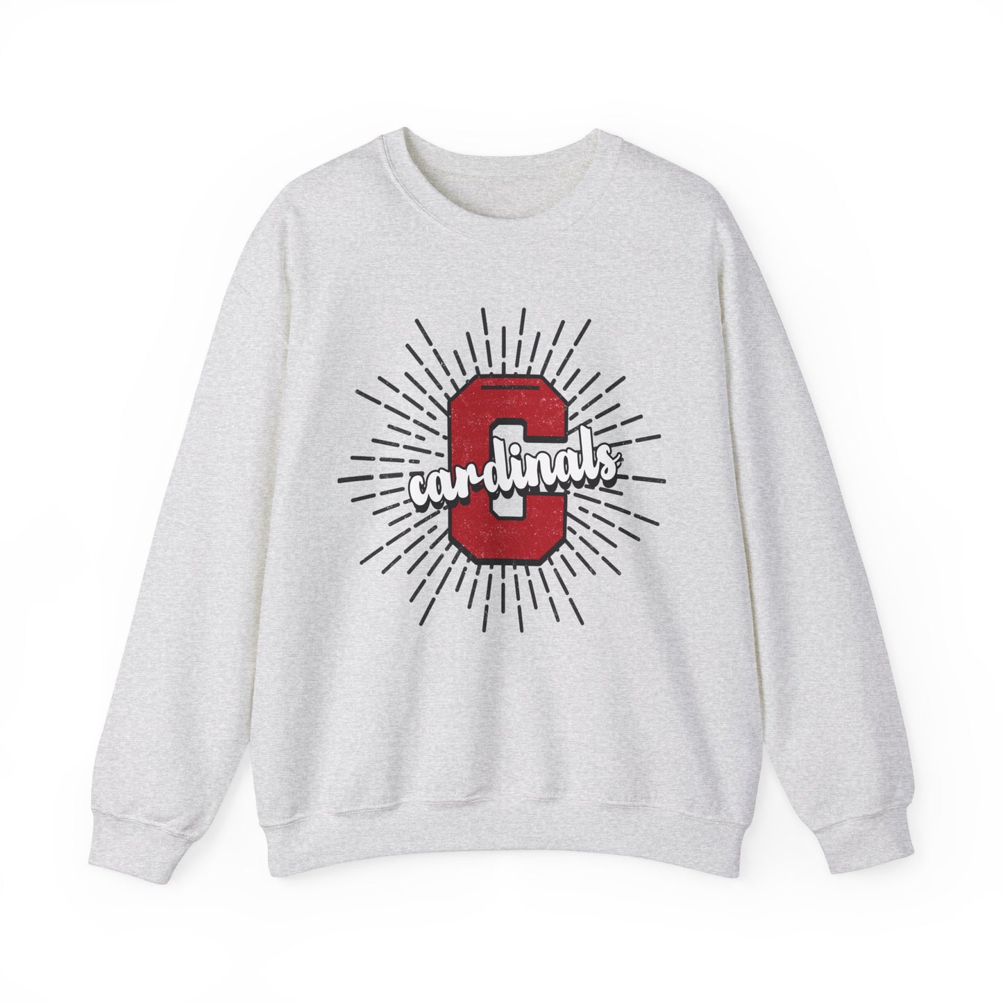 Cardinal Sunburst - Unisex Heavy Blend™ Crewneck Sweatshirt
