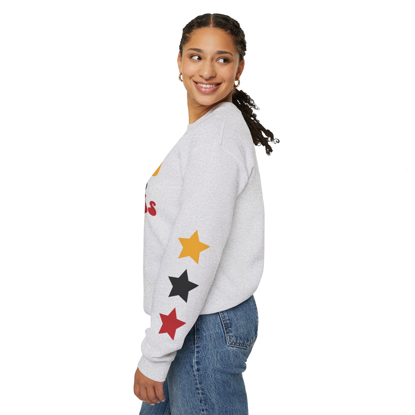 Harmony Grove Cardinals Star Sleeves - Unisex Heavy Blend™ Crewneck Sweatshirt