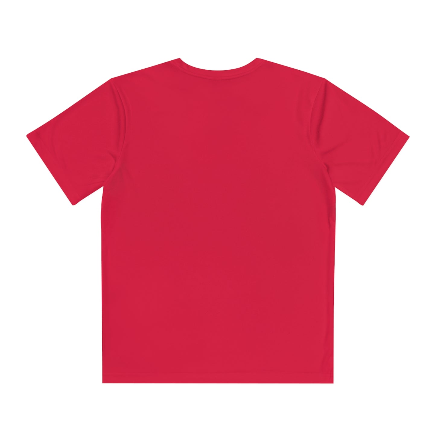 Never Give Up Cardinal - Youth Sport-Tek® Competitor™ Tee