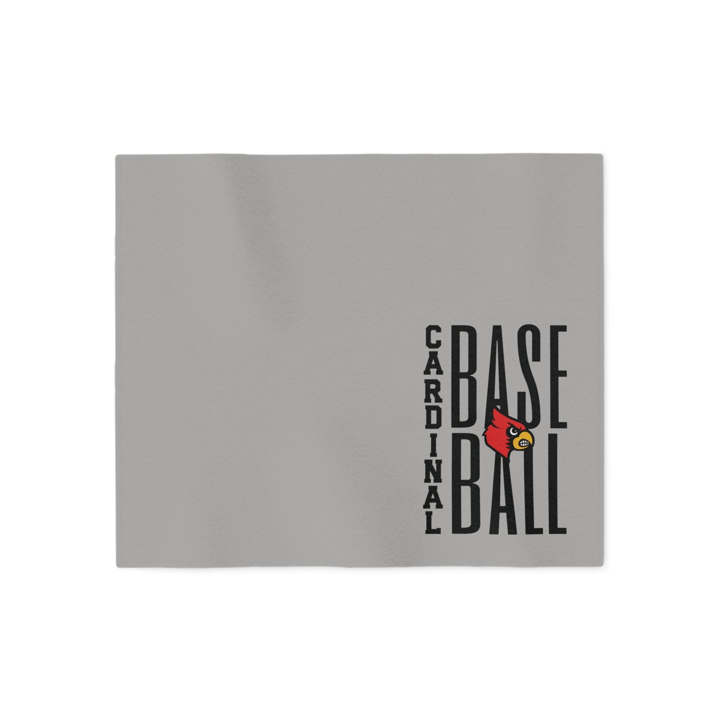 Cardinal Baseball Gray - Sweatshirt Blanket