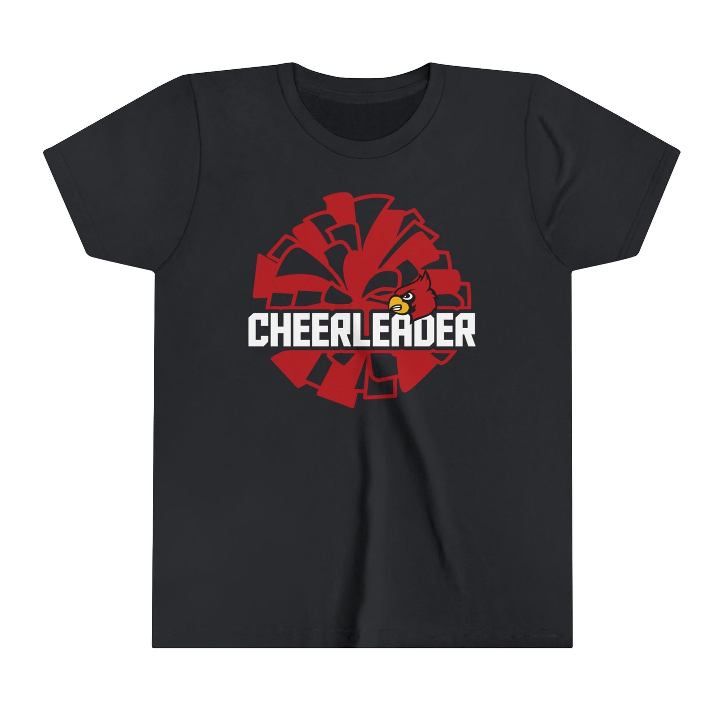 HG Cheer Leader Pom Pom - Bella + Canvas Youth Tee