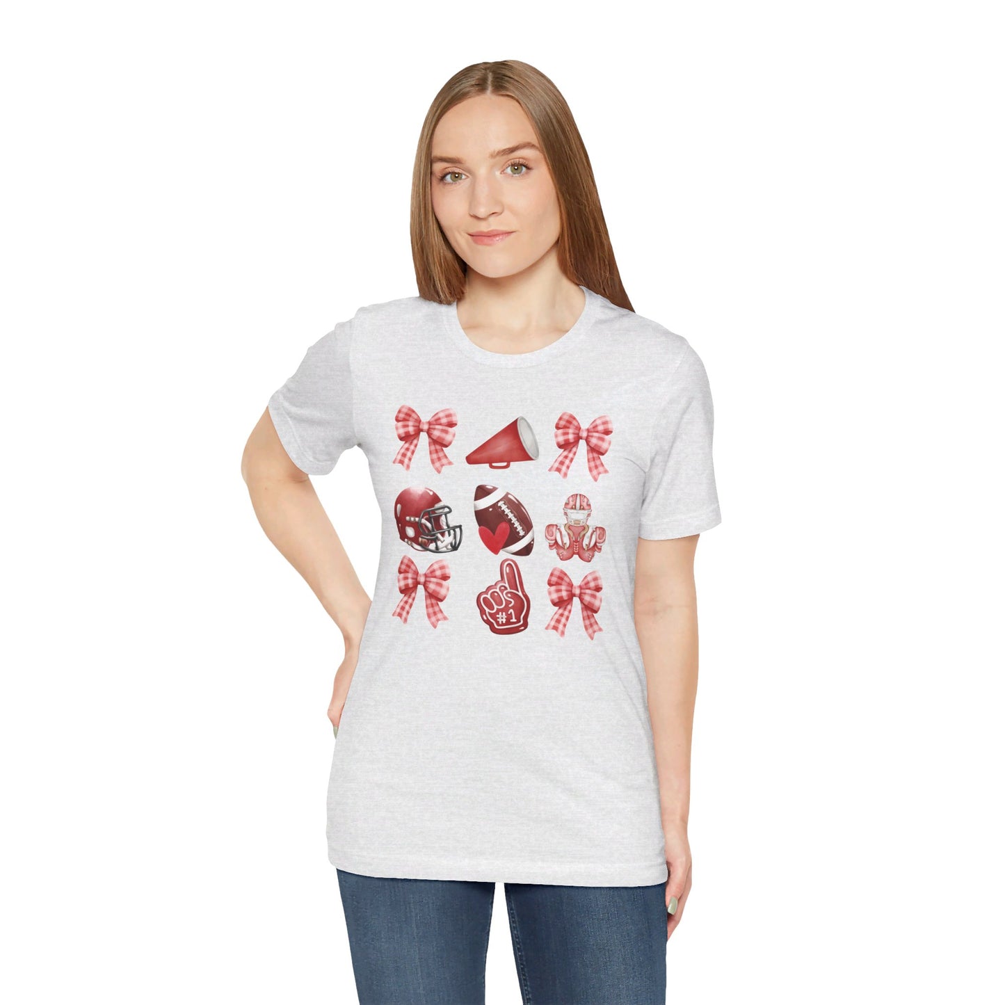 Football Coquette - Bella + Canvas Short Sleeve Tee