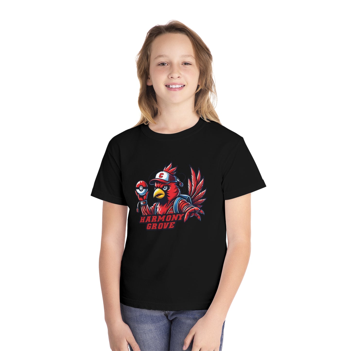 Game Card Style Harmony Grove - Comfort Colors Youth Tee