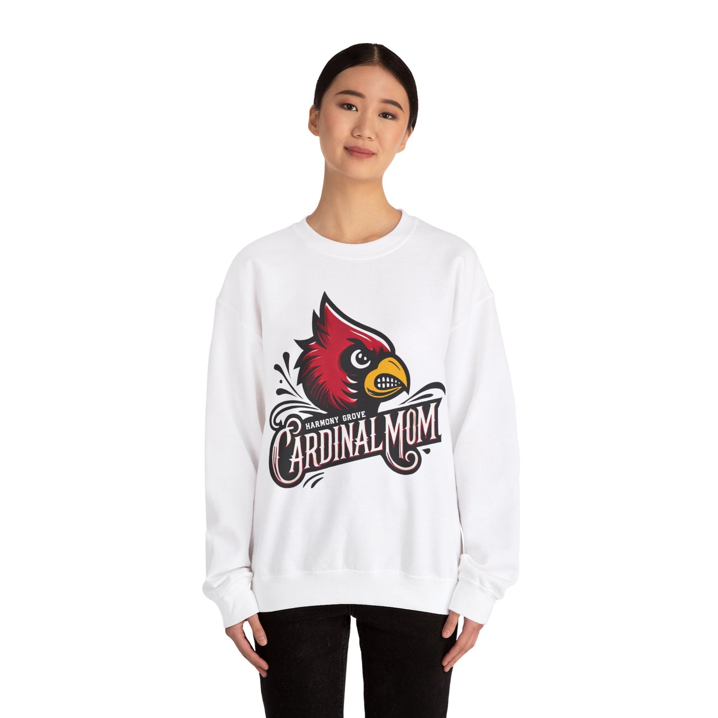 Cardinal Mom - Unisex Heavy Blend™ Crewneck Sweatshirt