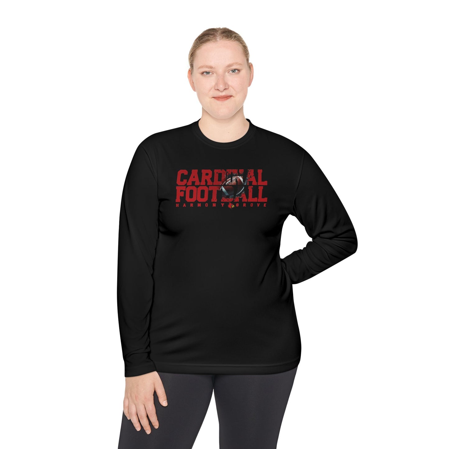 Cardinal Football HG - Dryfit Long Sleeve Tee