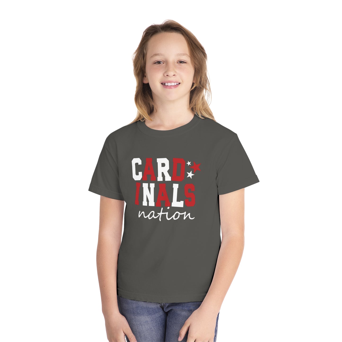 Cardinals Nation - Comfort Colors Youth Tee