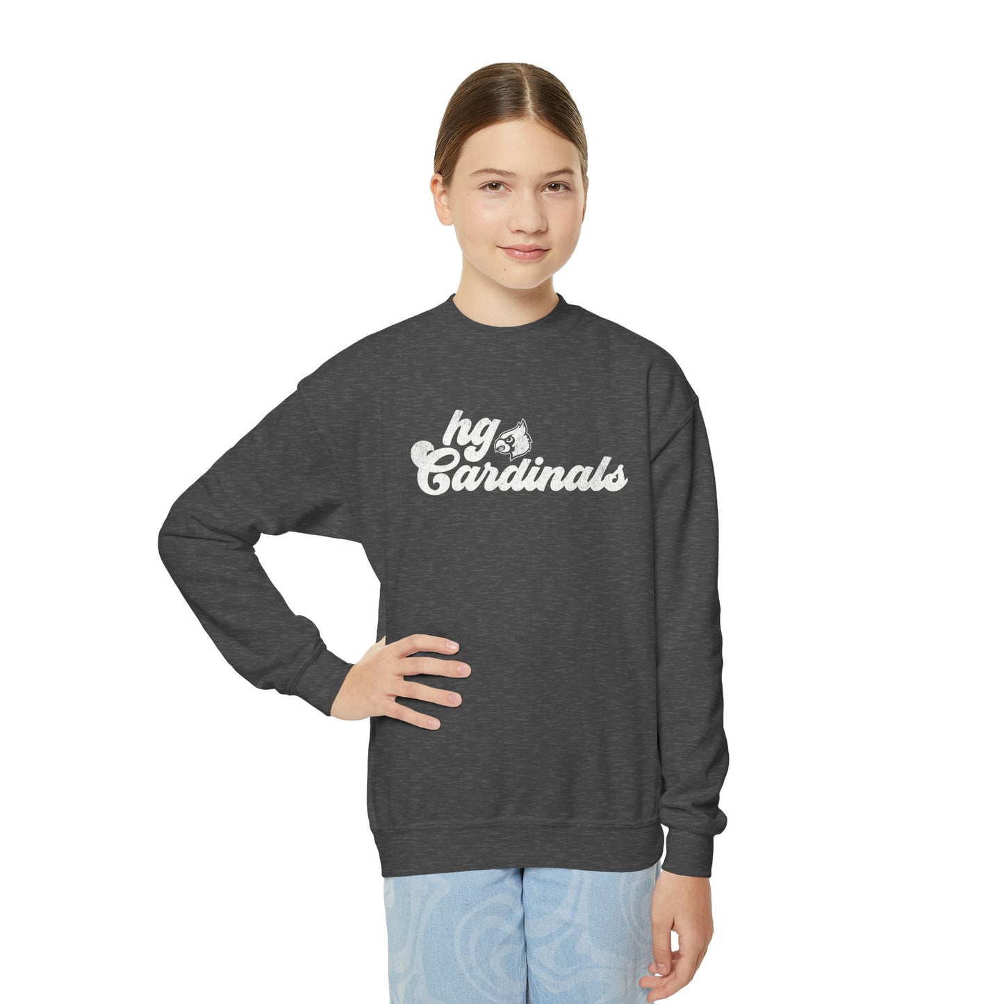 Vintage HG Cardinals - Youth Crew Sweatshirt
