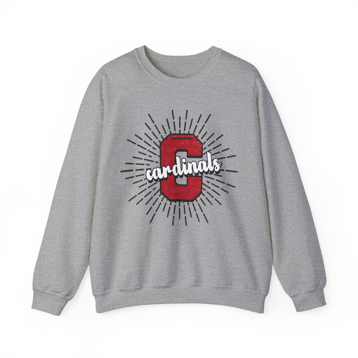 Cardinal Sunburst - Unisex Heavy Blend™ Crewneck Sweatshirt