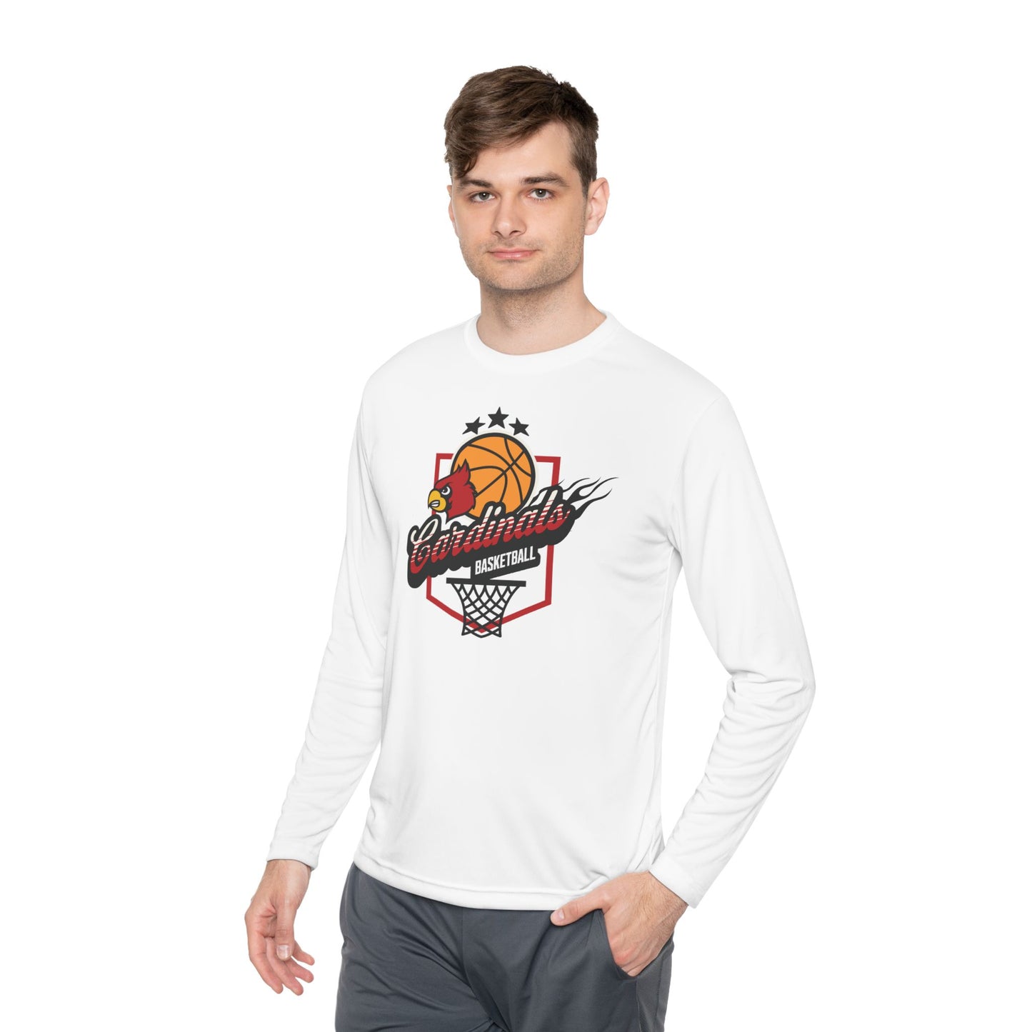 Cardinals Basketball - Dryfit Long Sleeve Tee