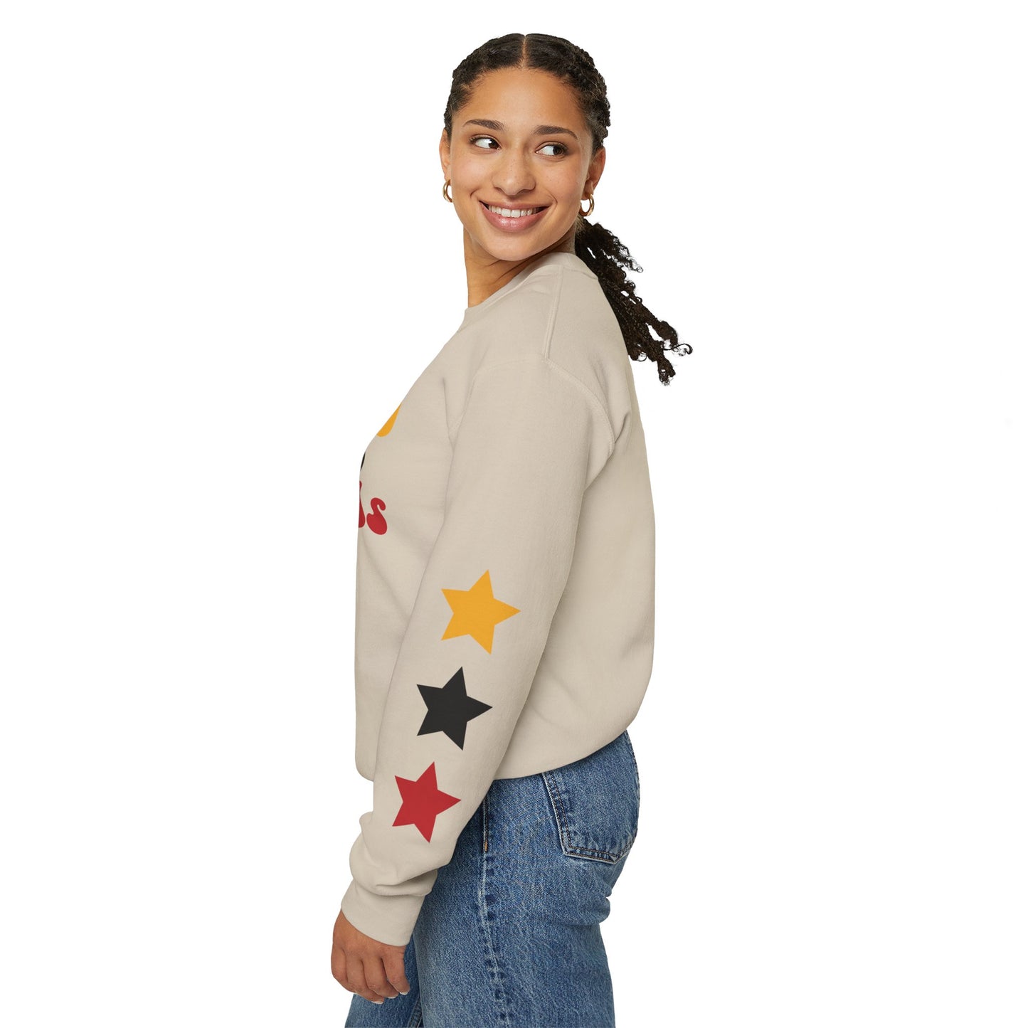 Harmony Grove Cardinals Star Sleeves - Unisex Heavy Blend™ Crewneck Sweatshirt