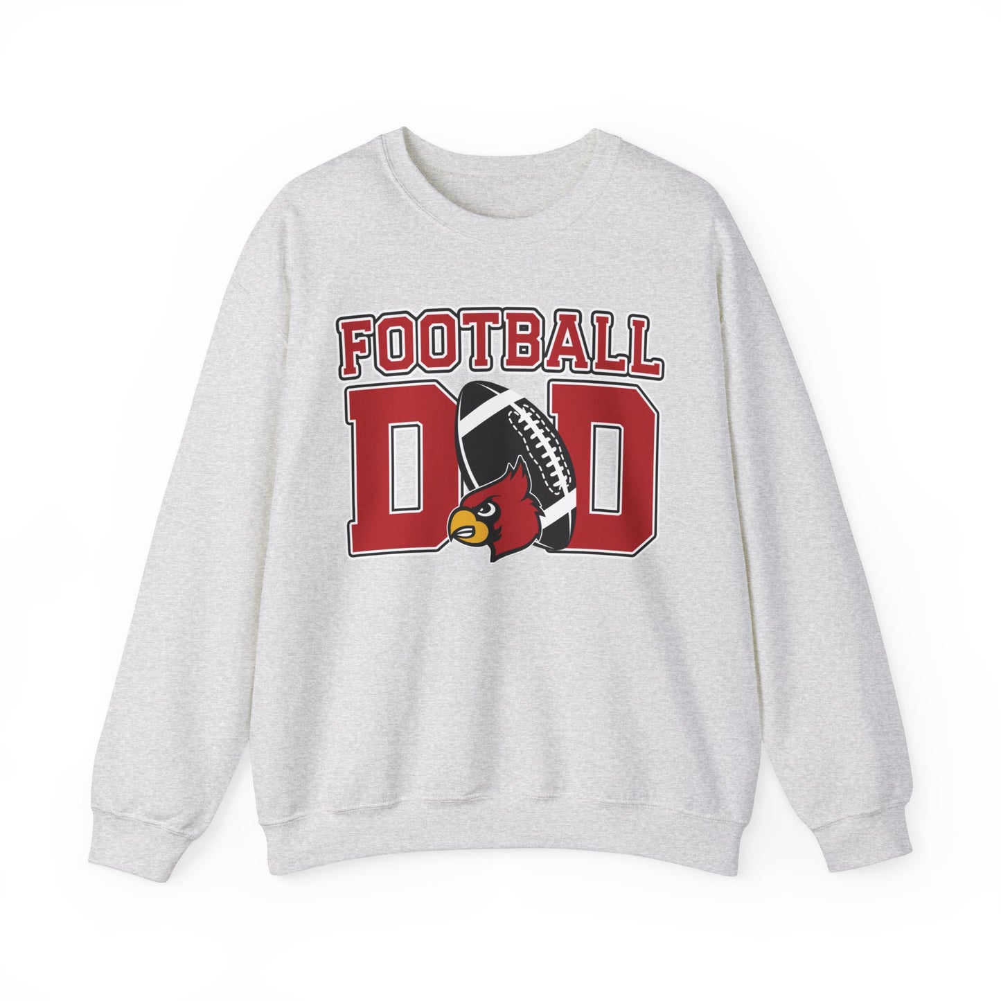 Football Dad Custom Player Name and Number - Unisex Heavy Blend™ Crewneck Sweatshirt