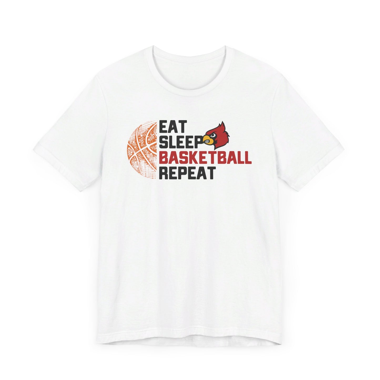Eat Sleep Basketball Repeat - Bella + Canvas Short Sleeve Tee