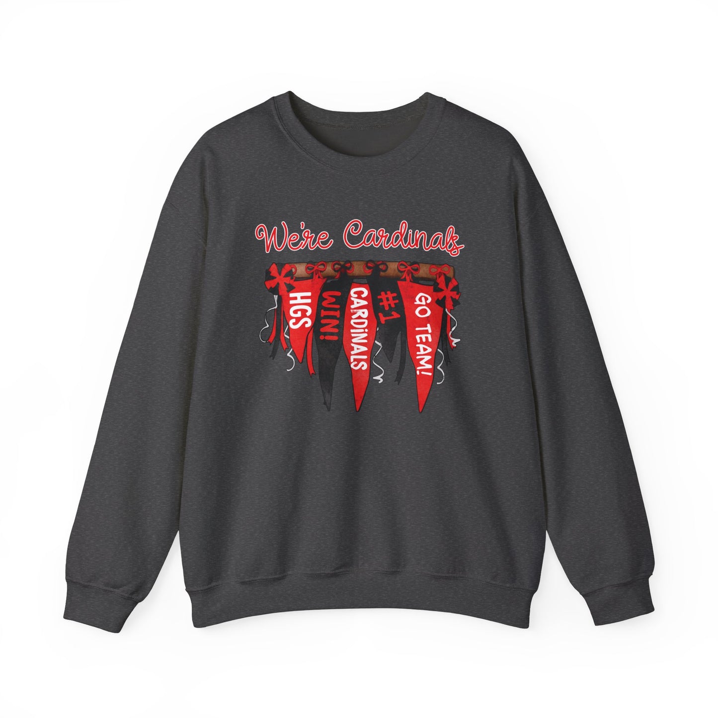 Cardinals Pennant Banner - Unisex Heavy Blend™ Crewneck Sweatshirt