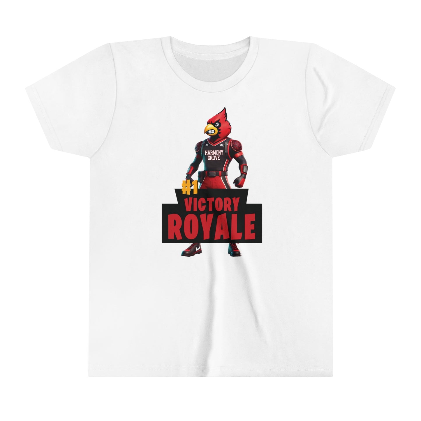 Harmony Grove Cardinals Victory Royale - Bella + Canvas Youth Tee