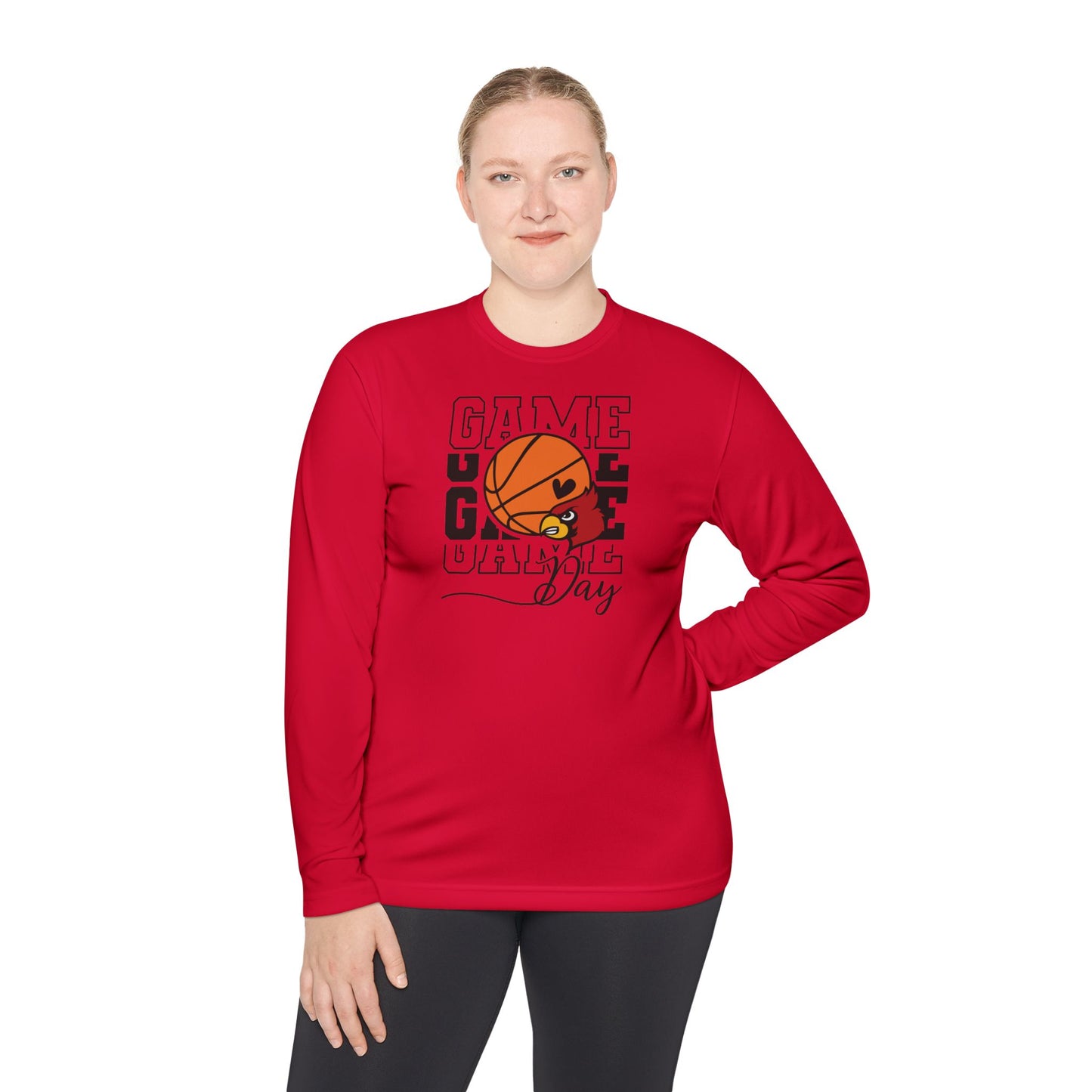 Cardinal Basketball Game Day - Dryfit Long Sleeve Tee