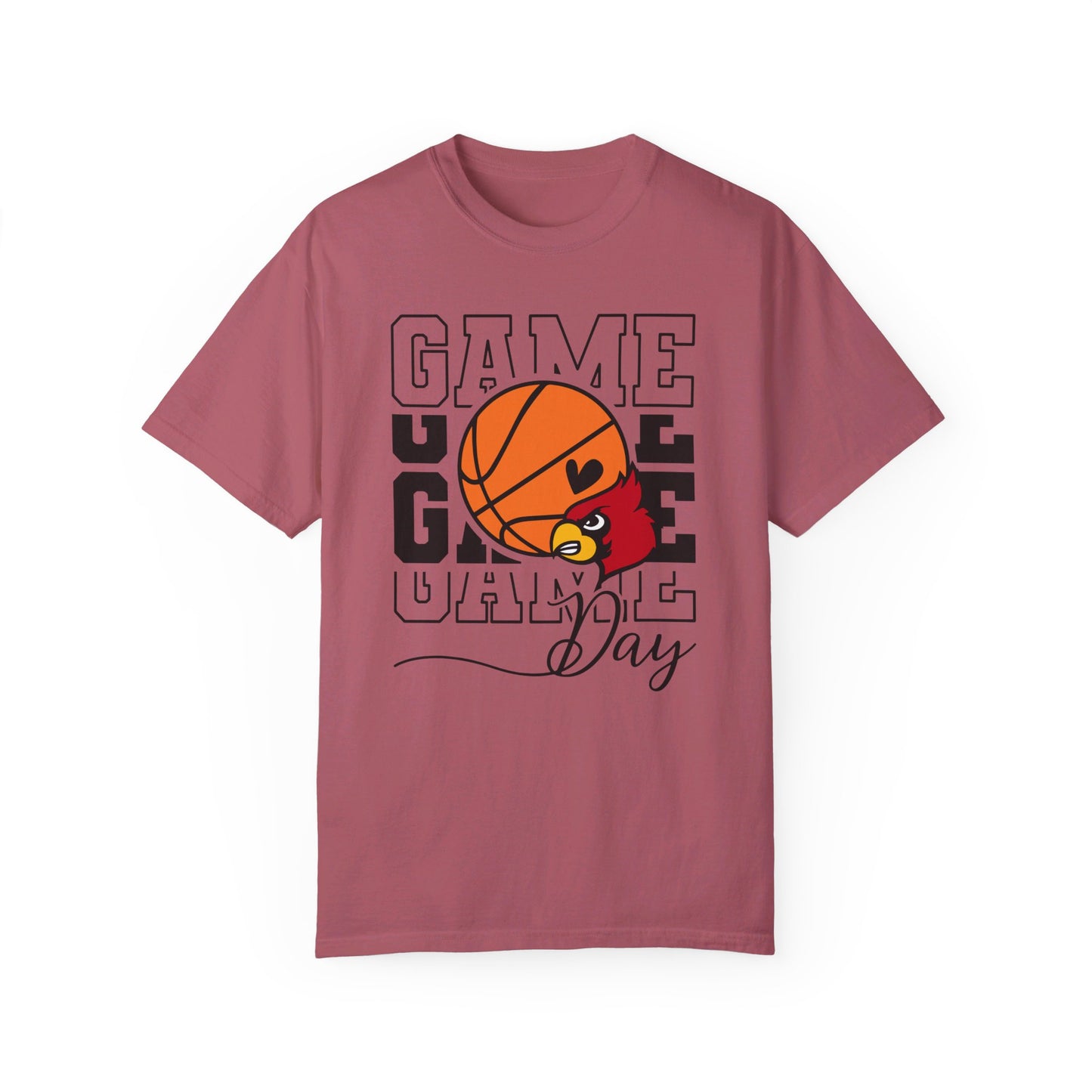 Cardinal Game Day Basketball - Comfort Colors T-shirt
