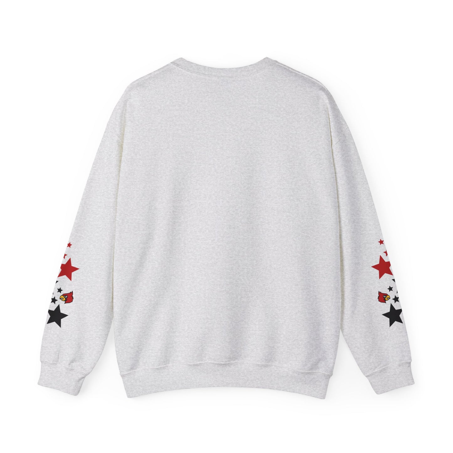 Cardinals Nation with Star Sleeves - Unisex Heavy Blend™ Crewneck Sweatshirt