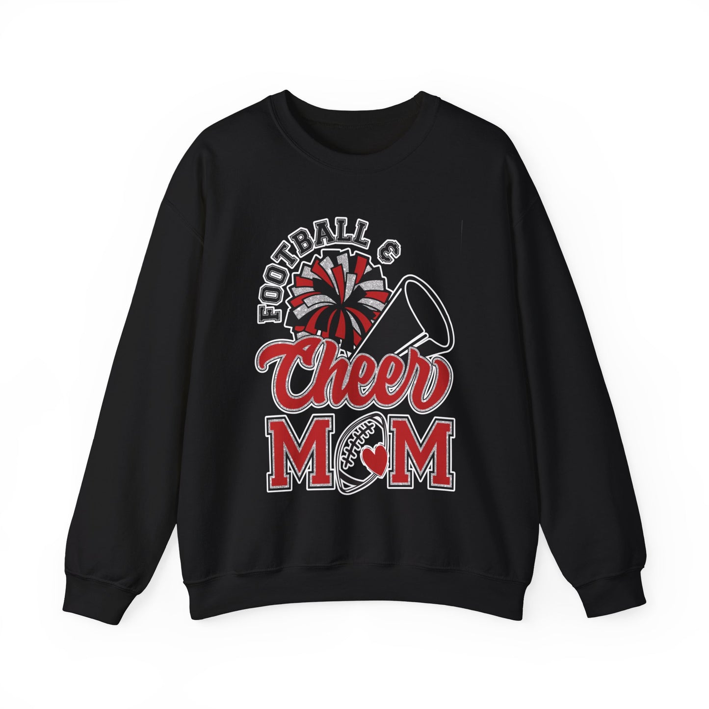 Football and Cheer Mom - Unisex Heavy Blend™ Crewneck Sweatshirt