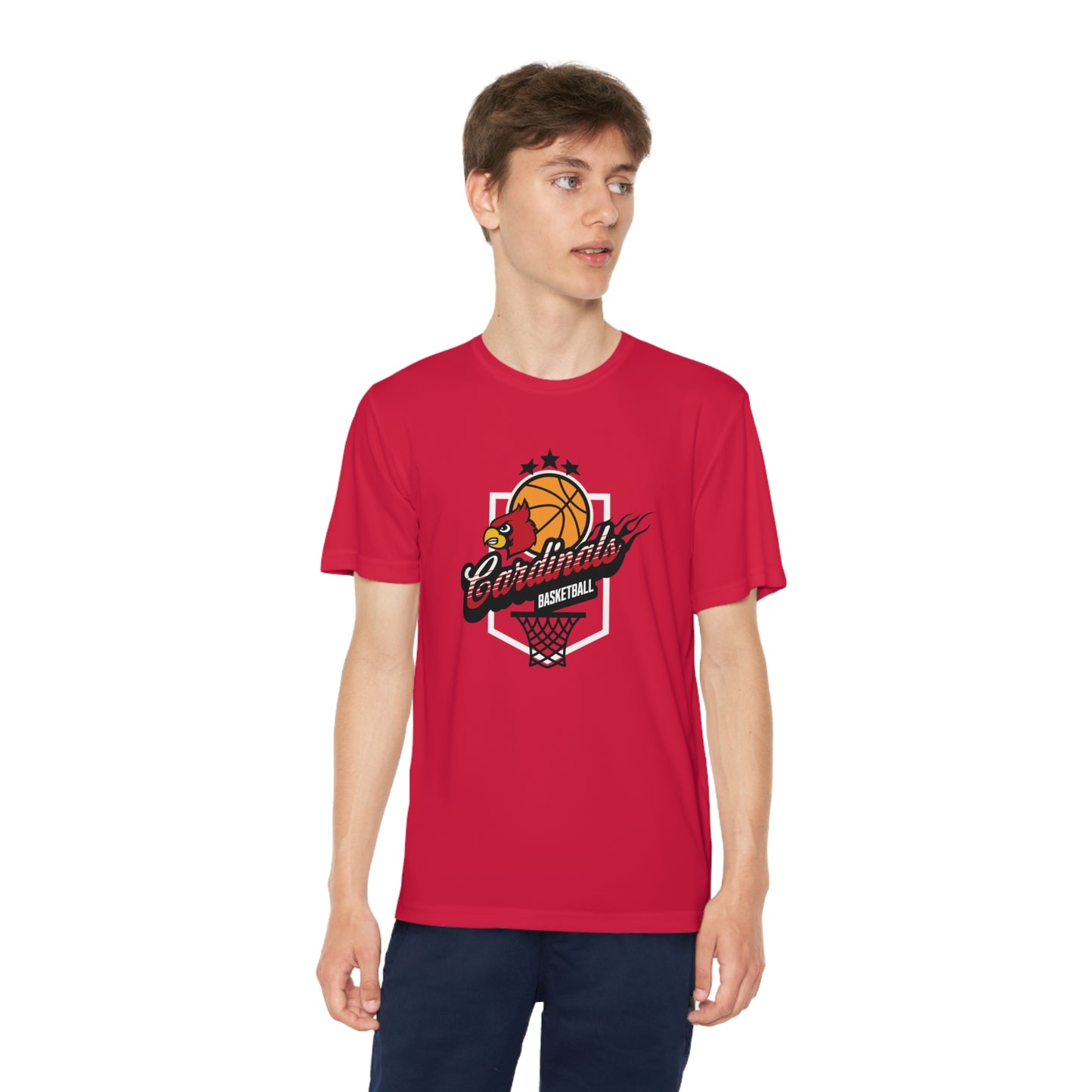 Cardinals Basketball - Youth Sport-Tek® Competitor™ Tee