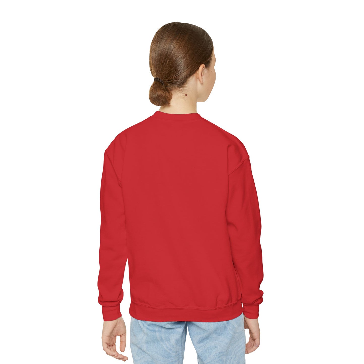Cheerleader Heart - Youth Crew Sweatshirt