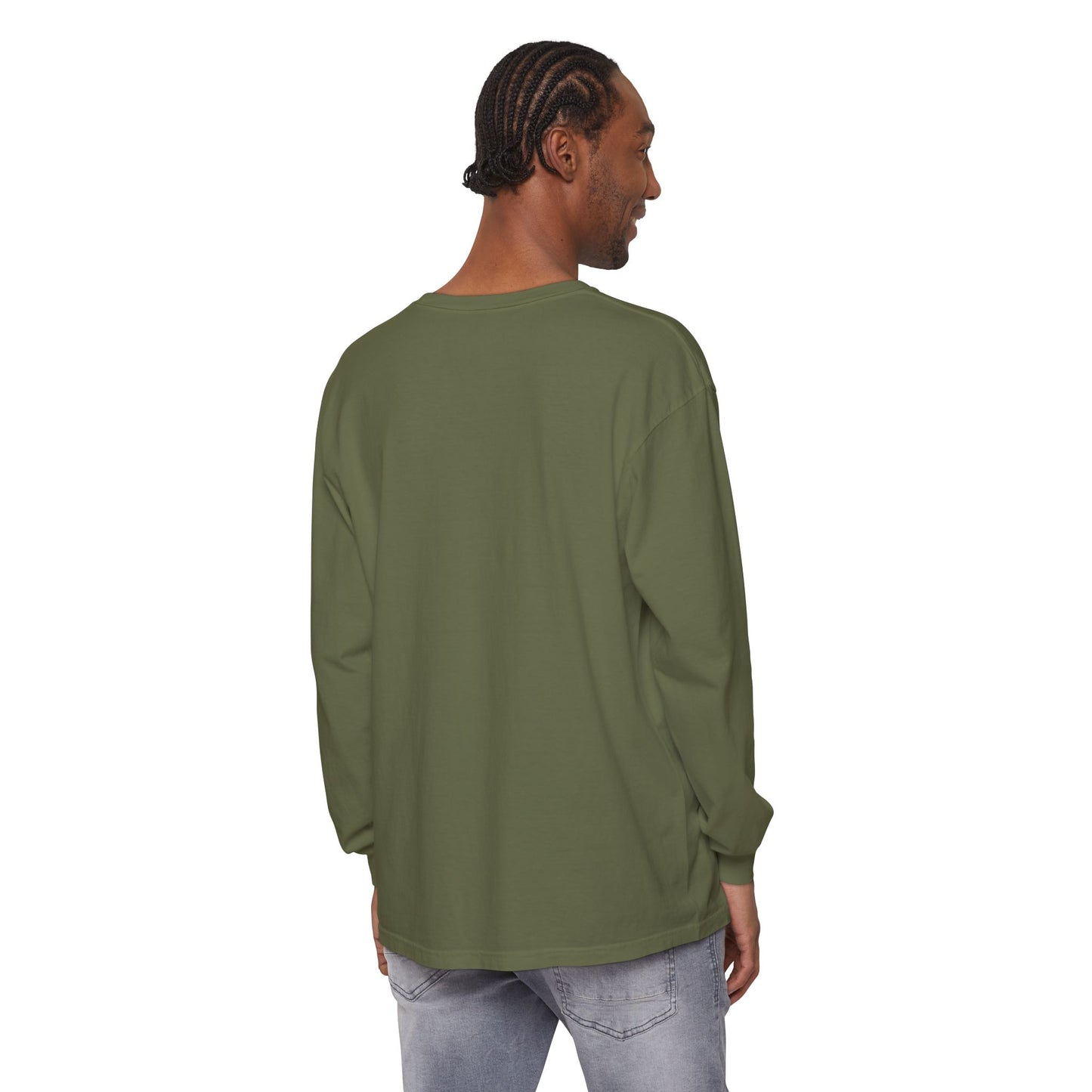 Old School Camo Cardinal - Comfort Colors Long Sleeve T-Shirt