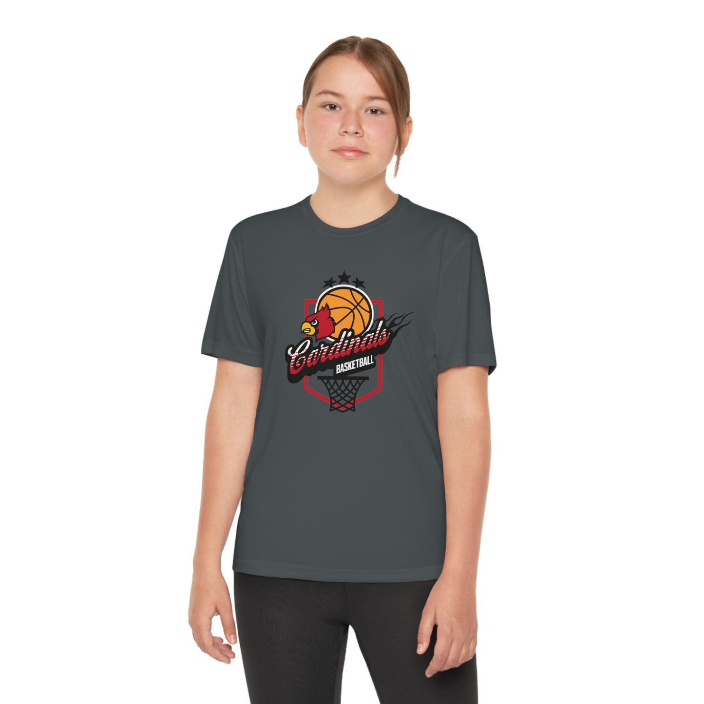 Cardinals Basketball - Youth Sport-Tek® Competitor™ Tee