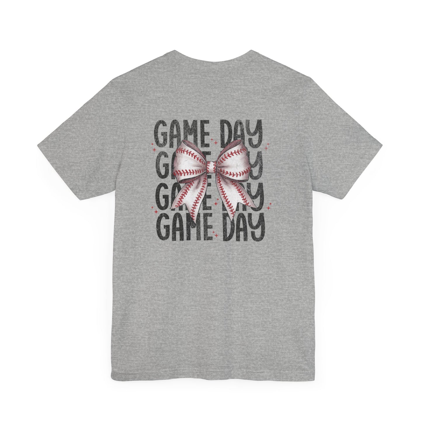 Game Day Baseball Coquette - Bella + Canvas Short Sleeve Tee