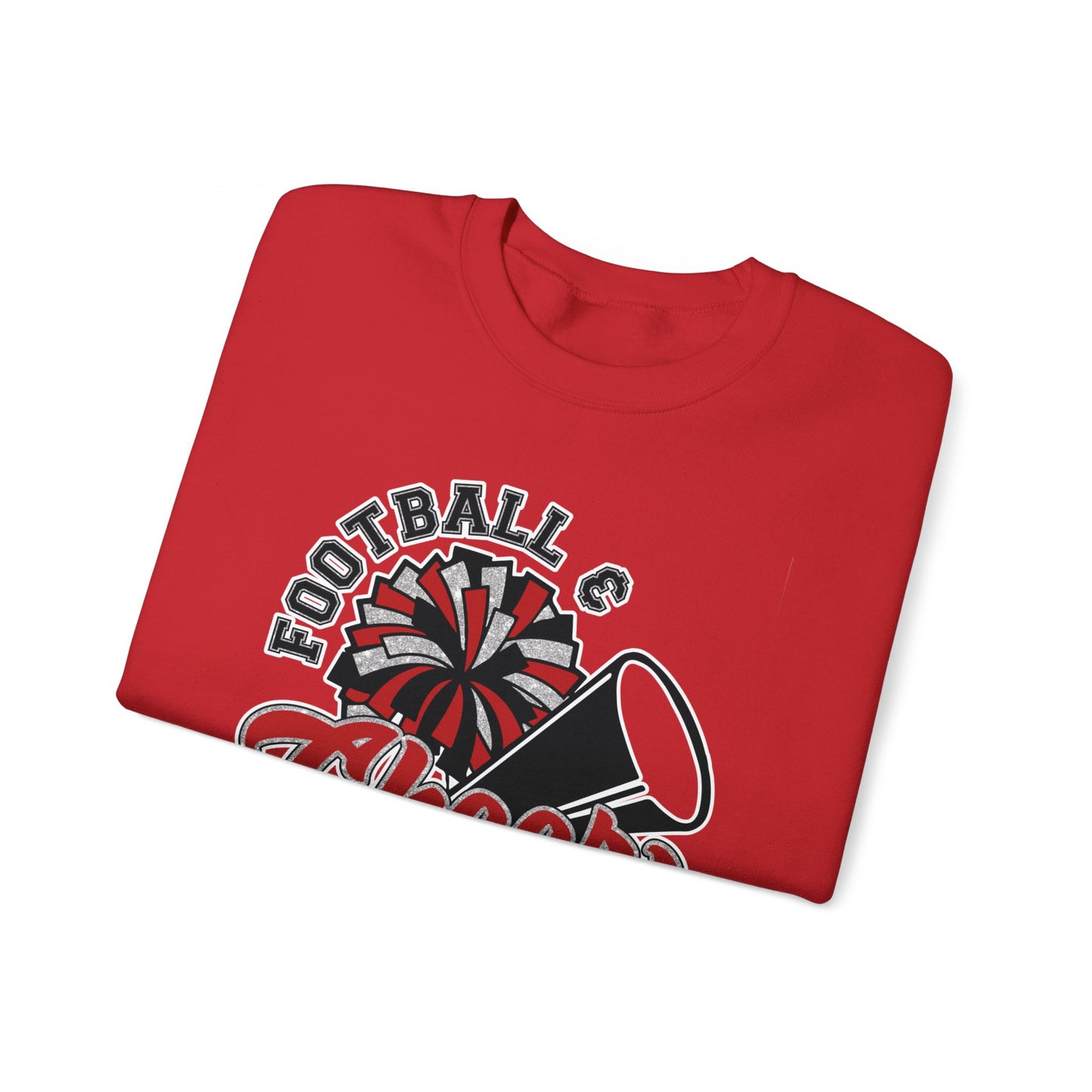 Football and Cheer Mom - Unisex Heavy Blend™ Crewneck Sweatshirt