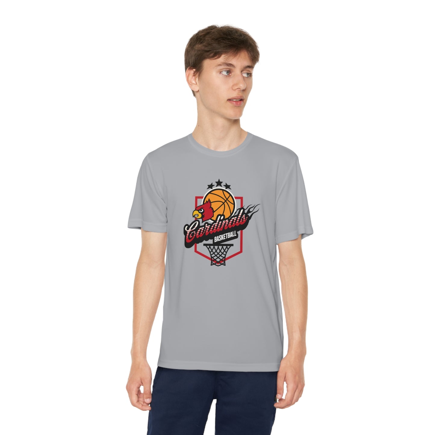 Cardinals Basketball - Youth Sport-Tek® Competitor™ Tee