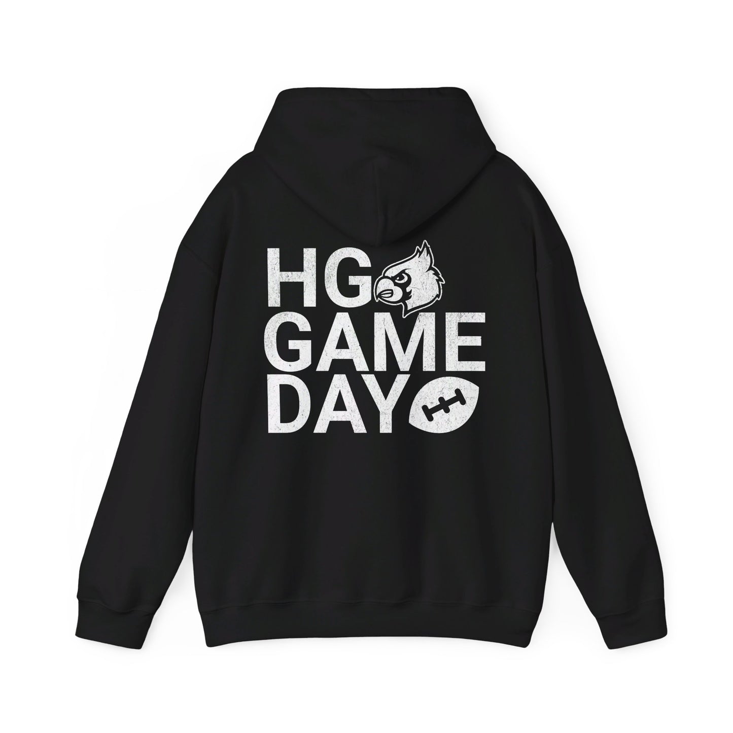 Vintage HG Game Day Football - Unisex Heavy Blend™ Hooded Sweatshirt