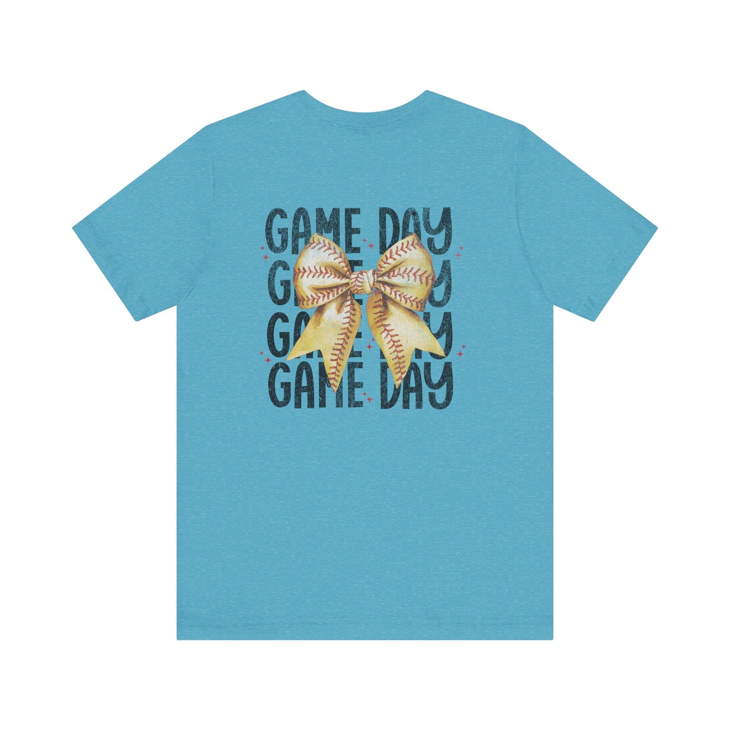 Game Day Softball Coquette - Bella + Canvas Short Sleeve Tee