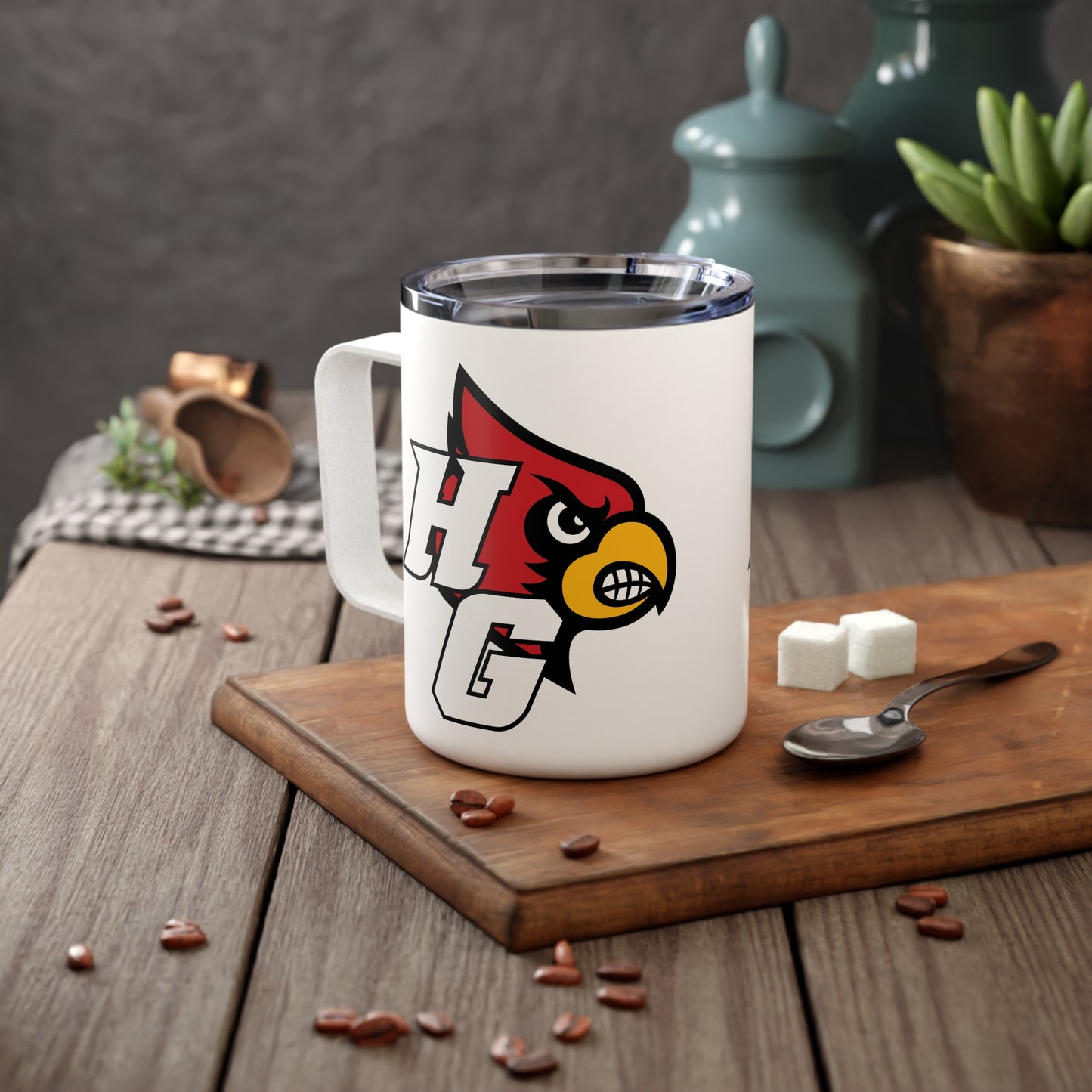 HG Future Cardinals Logo - Insulated Coffee Mug, 10oz