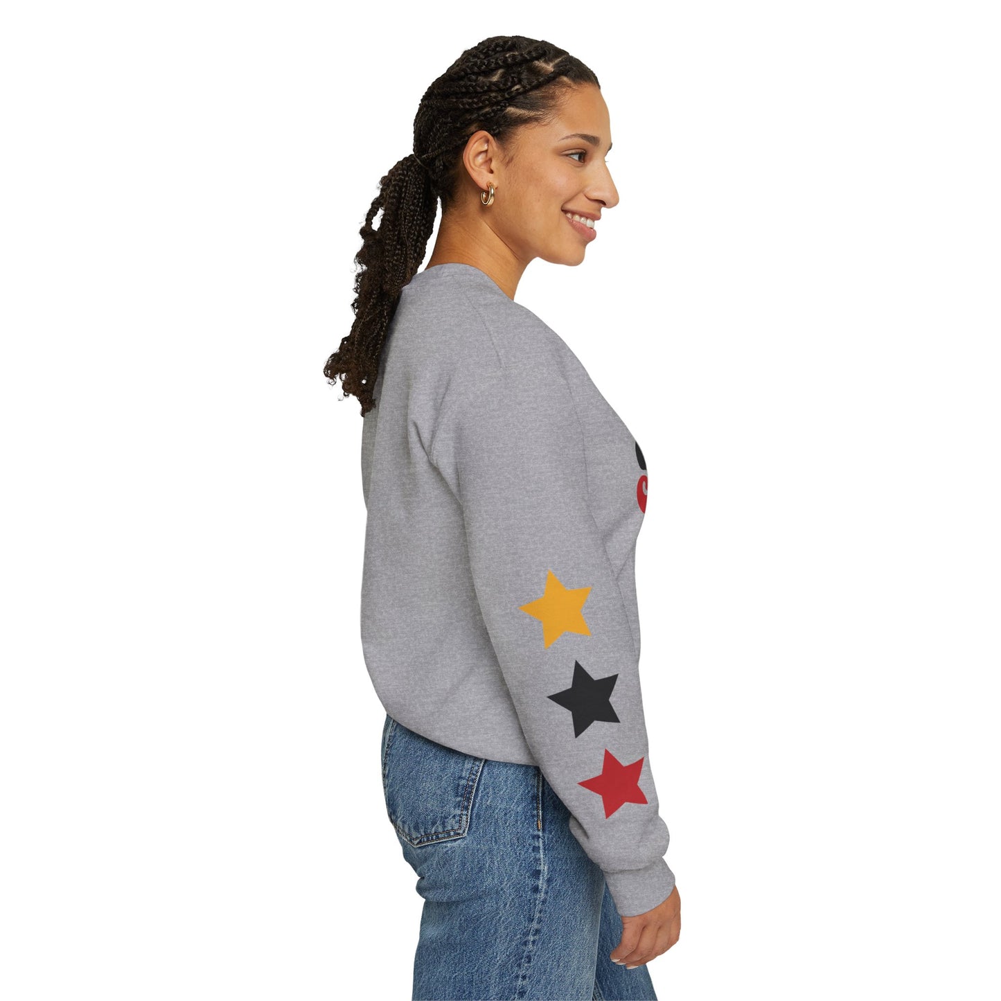 Harmony Grove Cardinals Star Sleeves - Unisex Heavy Blend™ Crewneck Sweatshirt