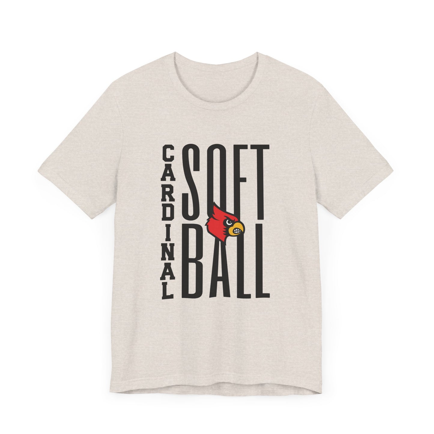 Cardinal Softball - Bella + Canvas Short Sleeve Tee