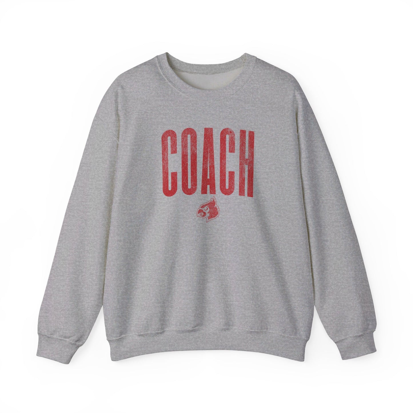 Vintage Cardinal Coach - Unisex Heavy Blend™ Crewneck Sweatshirt
