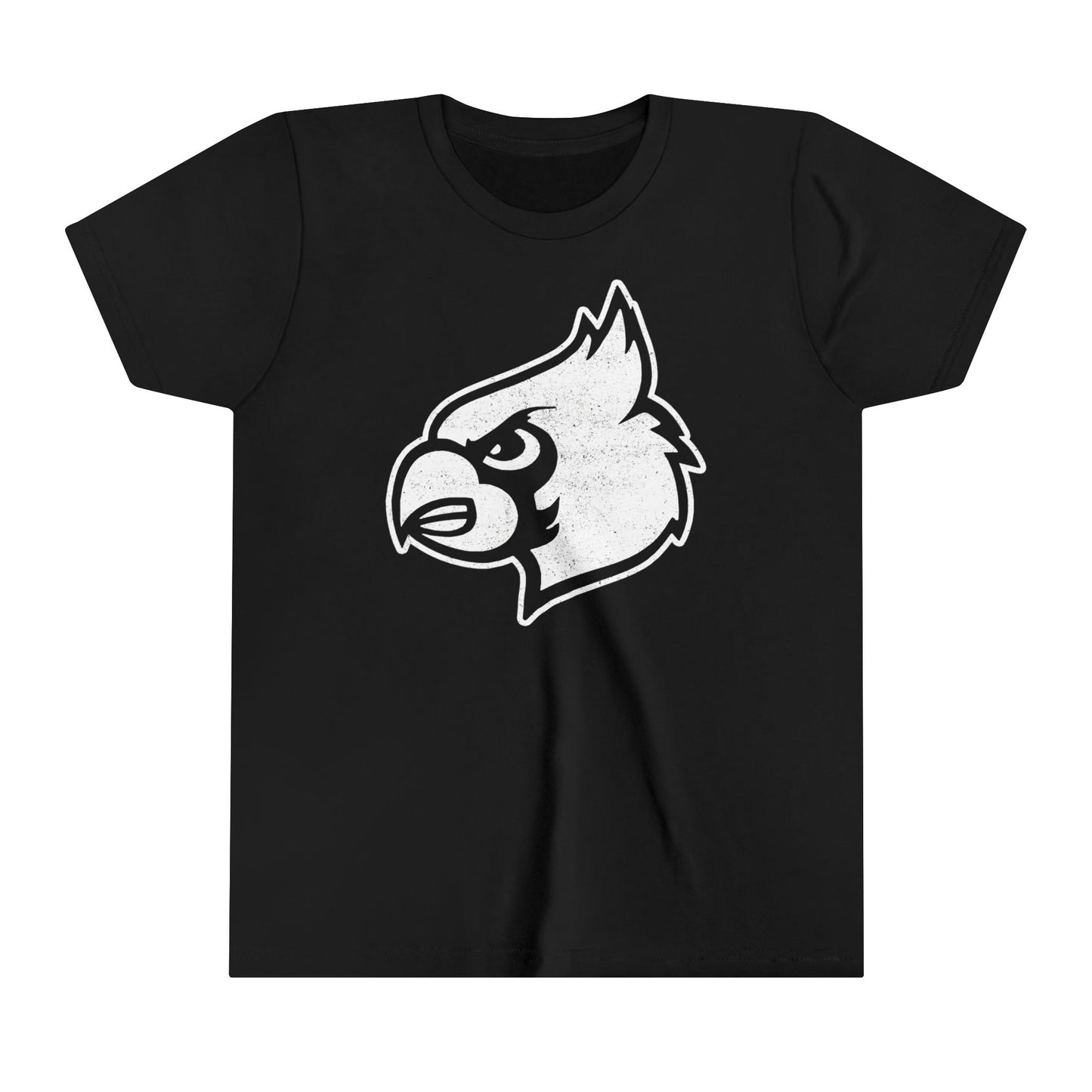 Cardinal Distressed - Bella + Canvas Youth Tee