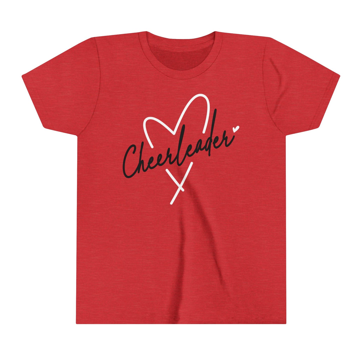 Cheerleader Heart - Bella + Canvas Youth Tee