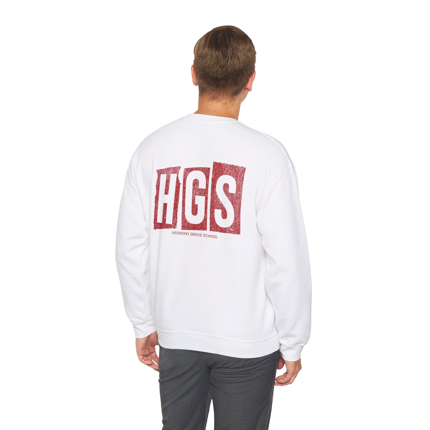 Vintage Cardinals + HGS - Unisex Heavy Blend™ Crewneck Sweatshirt