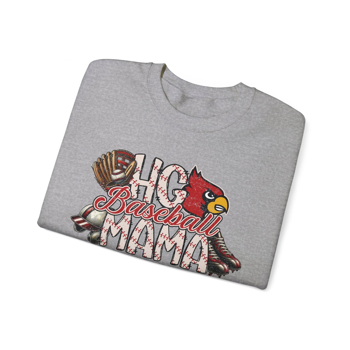 HG Baseball Mama - Unisex Heavy Blend™ Crewneck Sweatshirt