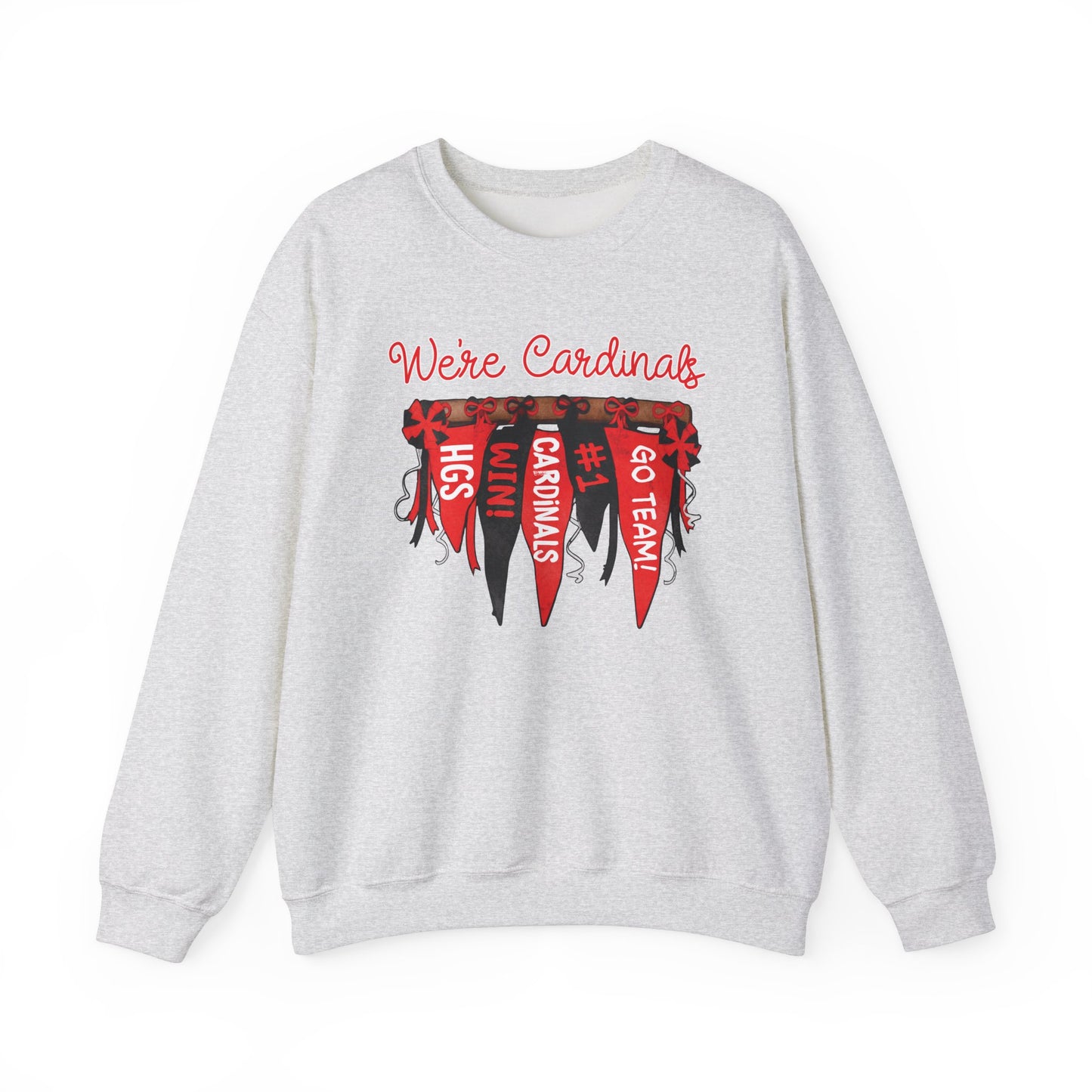 Cardinals Pennant Banner - Unisex Heavy Blend™ Crewneck Sweatshirt
