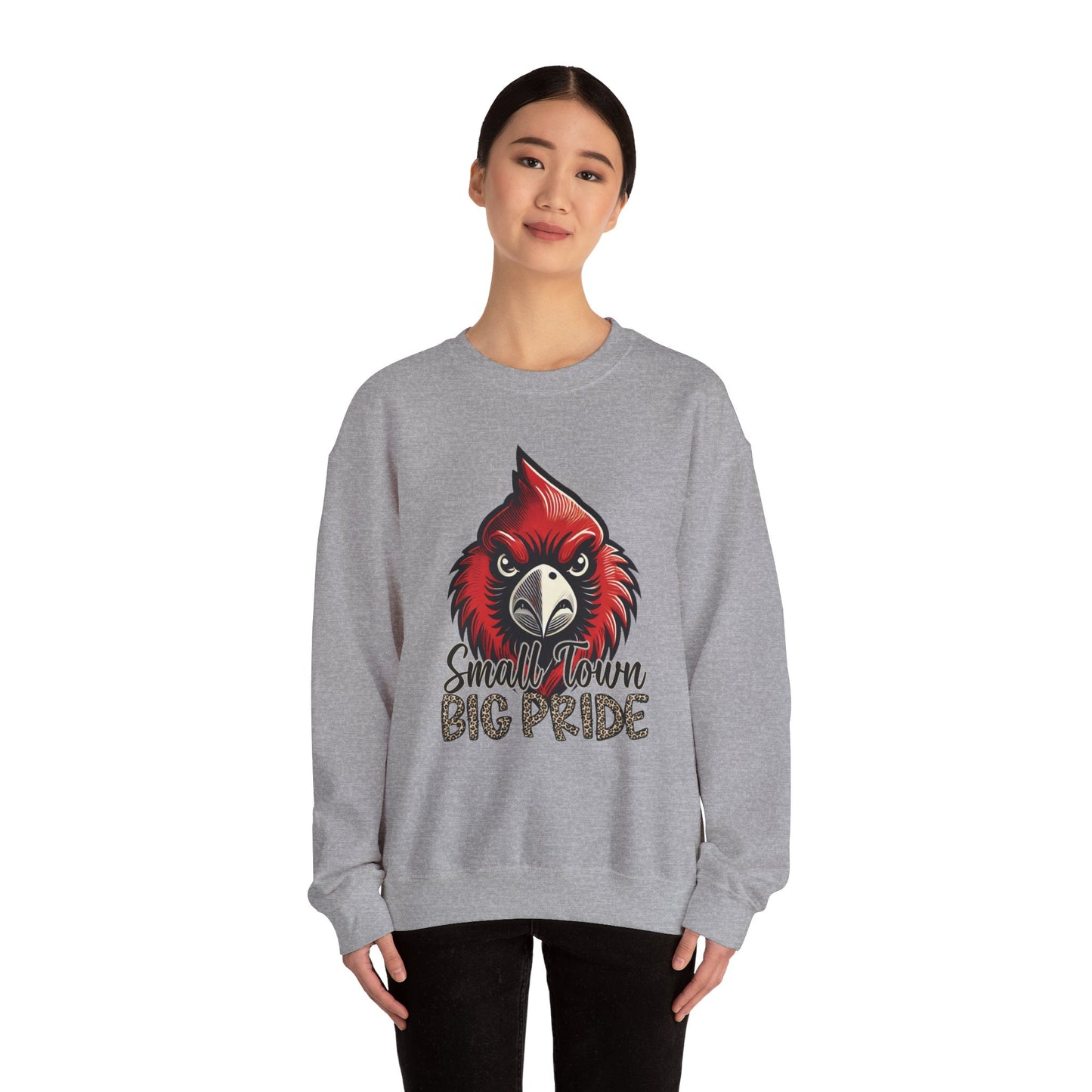 Cardinal Small Town Big Pride - Unisex Heavy Blend™ Crewneck Sweatshirt