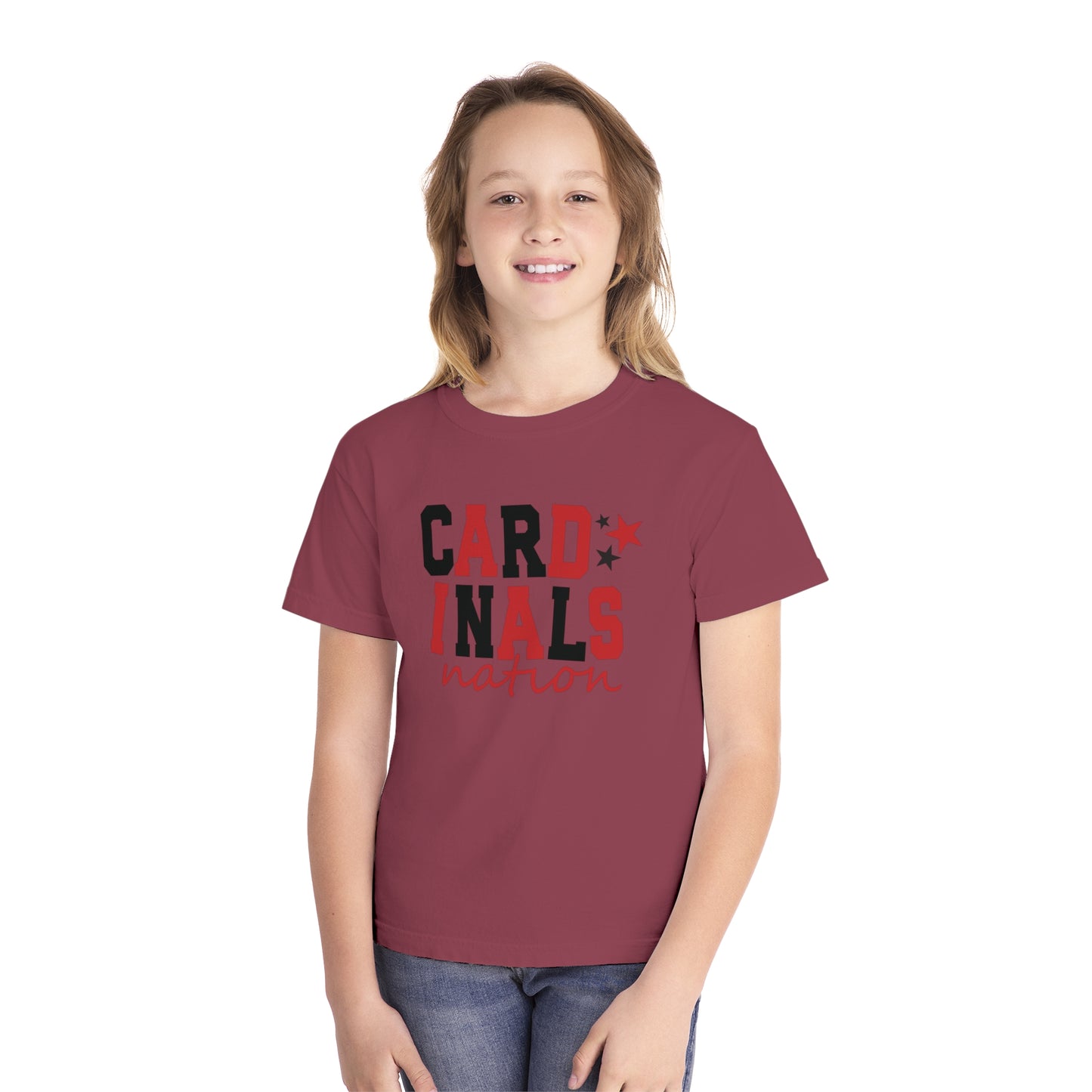 Cardinals Nation - Comfort Colors Youth Tee
